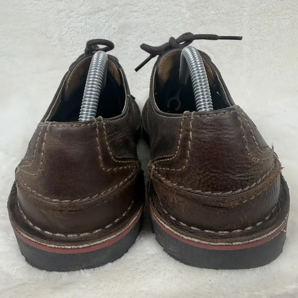 Clarks Cushion Soft Remsen Leather Oxfords Brown Lace Up Shoes Men’s 11 Comfort